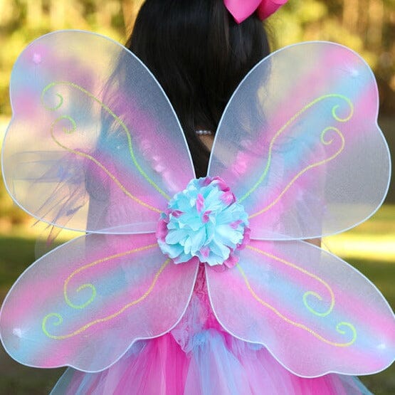Great Pretenders Pink Butterfly Dress With Wings & Wand-Aster & Ruby
