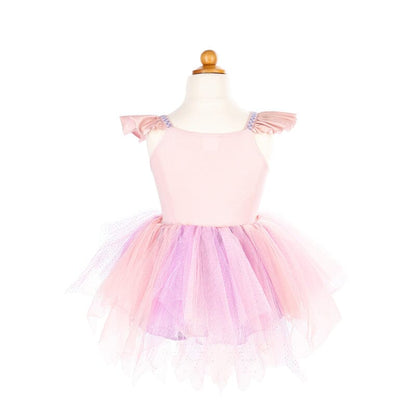 Great Pretenders Pink Shimmer Unicorn Dress & Headband-Aster & Ruby