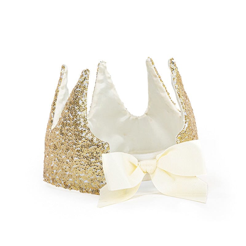 Great Pretenders Precious Gold Sequin Crown-Aster & Ruby