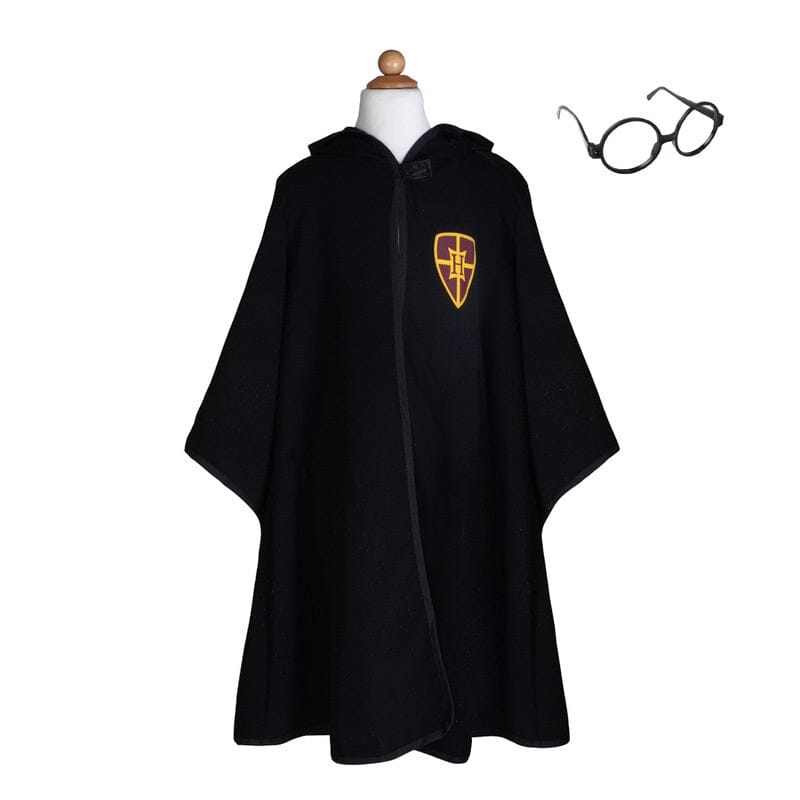 Great Pretenders Wizard Cloak with Glasses-Aster & Ruby