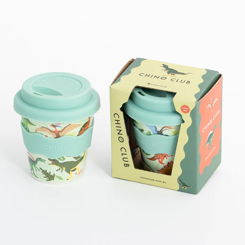 Green Dino Babychino Cup 4oz - Aster & Ruby