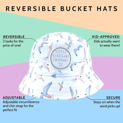 Gull Reversible Bucket Hat - Aster & Ruby