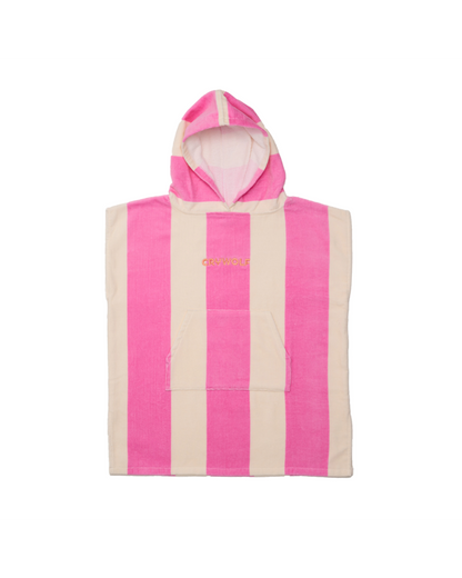 Hooded Towel Candy Stripe - Aster & Ruby