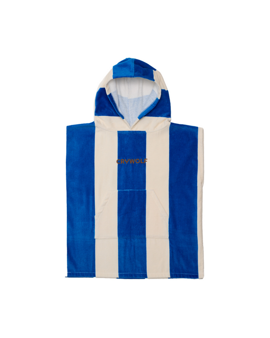 Hooded Towel Deep Sea Stripe - Aster & Ruby