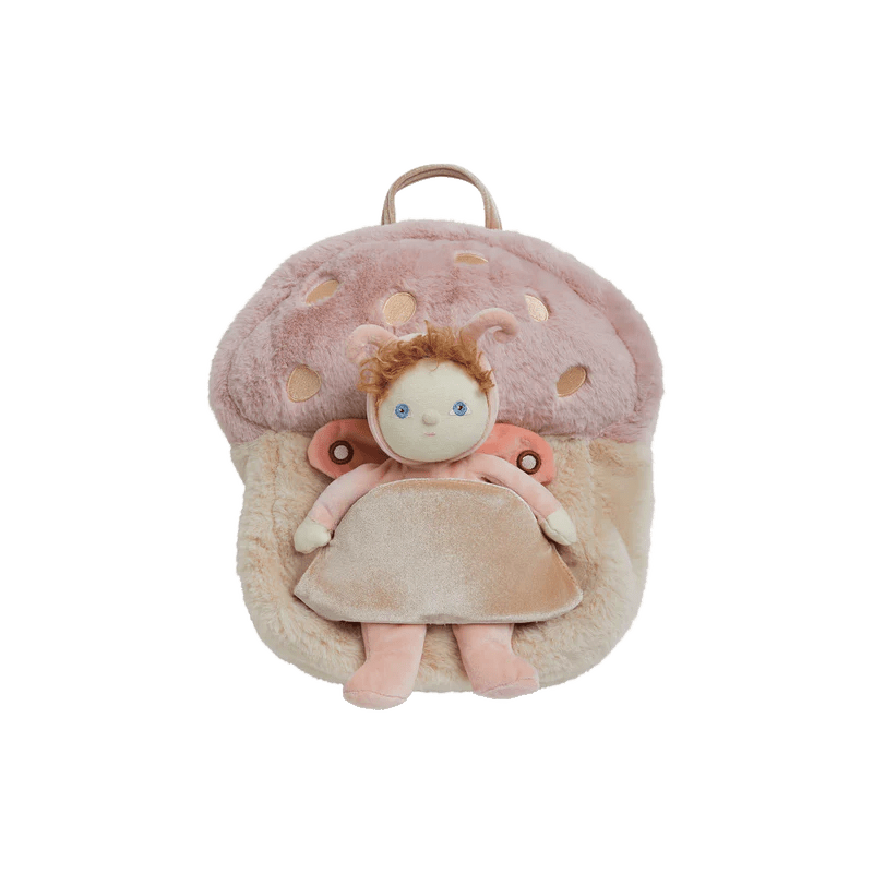 Hopalong Mushroom Backpack Pink - Aster & Ruby