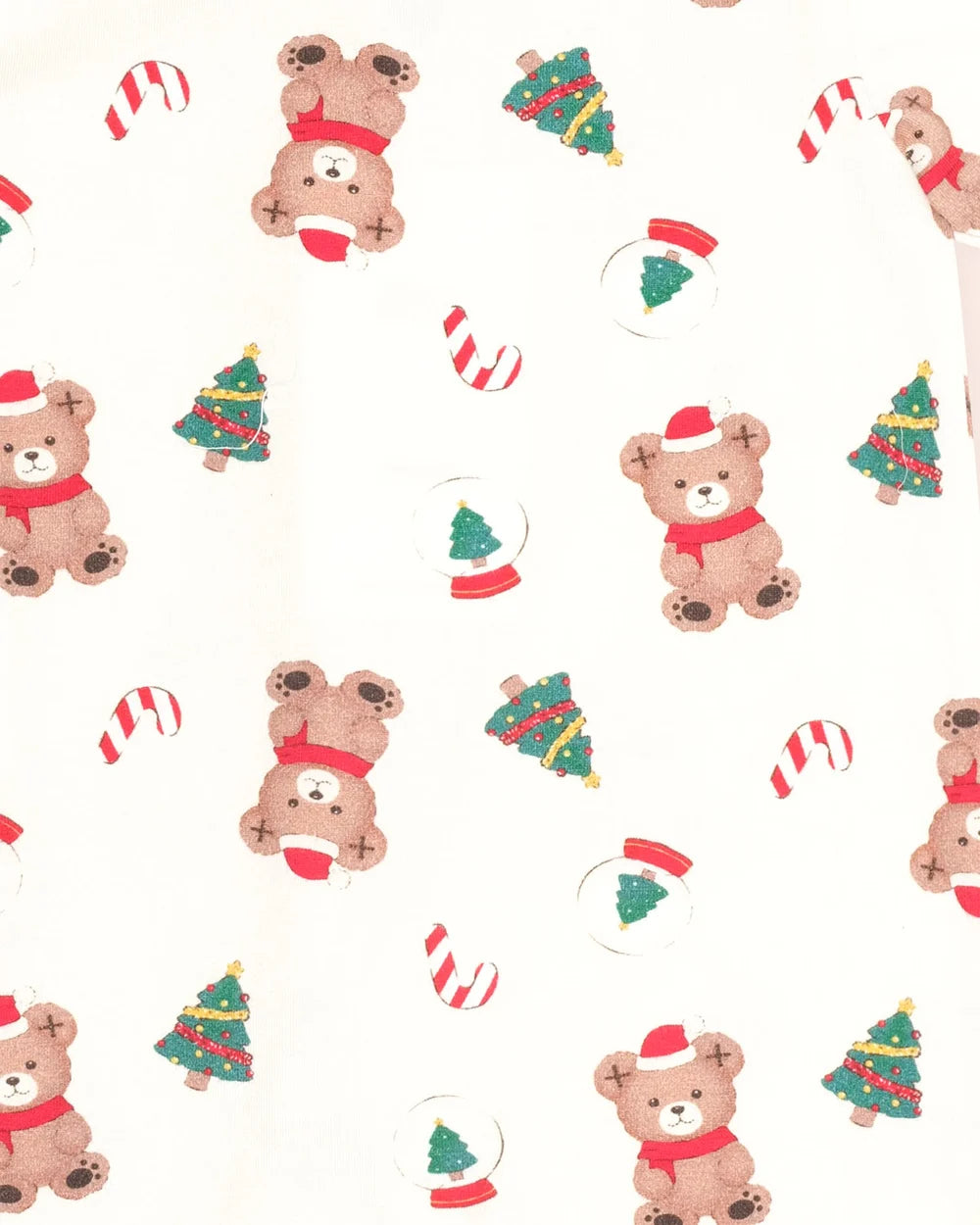 Festive Hux Zip Romper - Eggnog