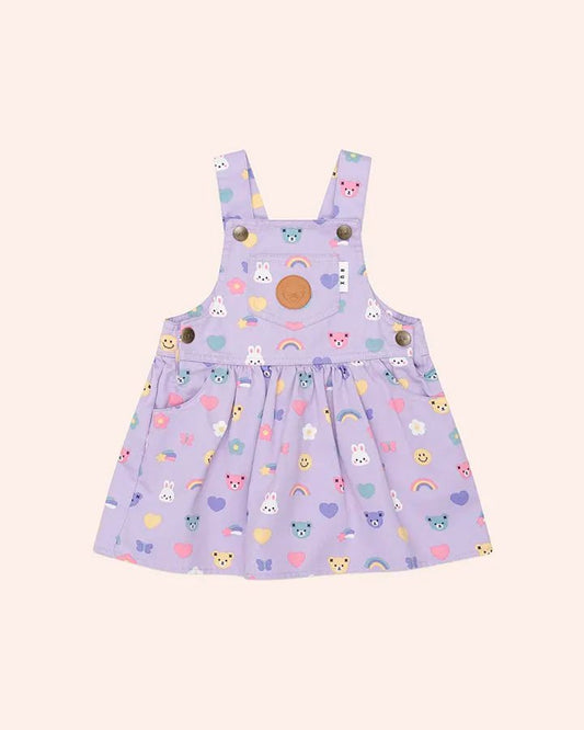 Hux Emoji Pinafore - Aster & Ruby