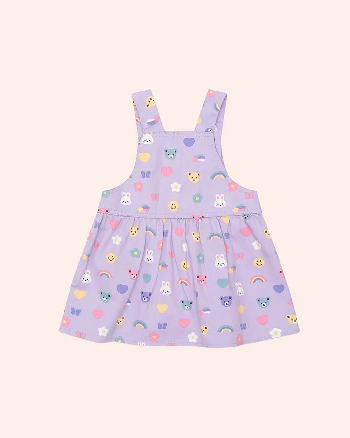 Hux Emoji Pinafore - Aster & Ruby