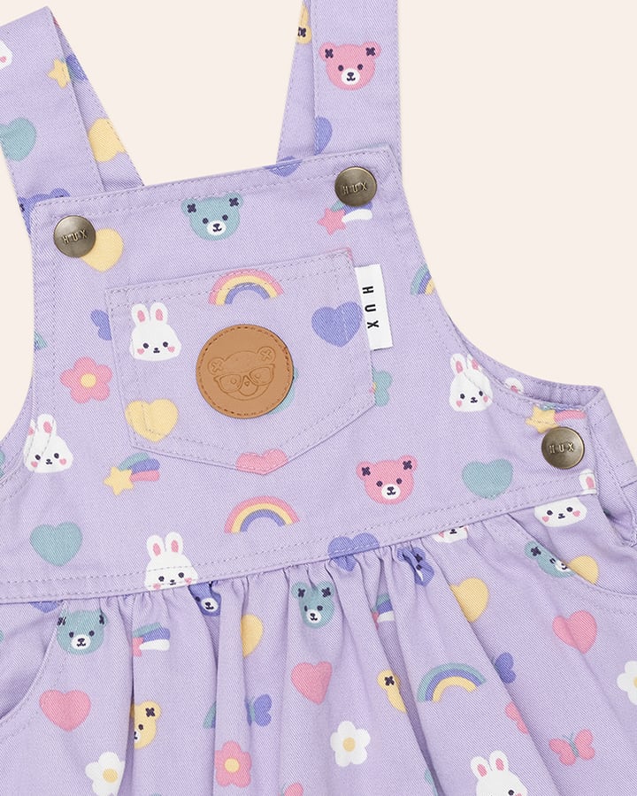 Hux Emoji Pinafore - Aster & Ruby