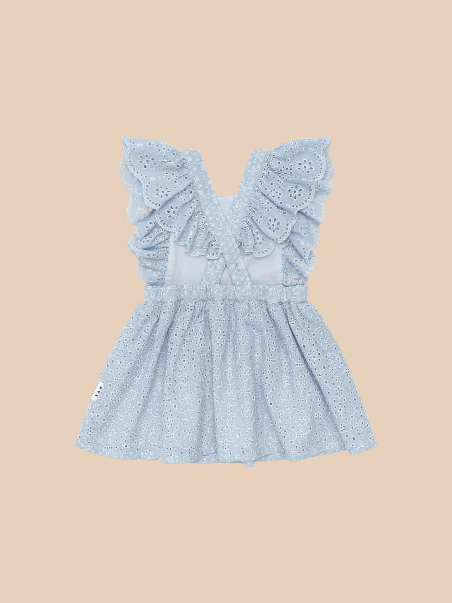 Huxbaby Broderie Ruffle Dress - Aster & Ruby