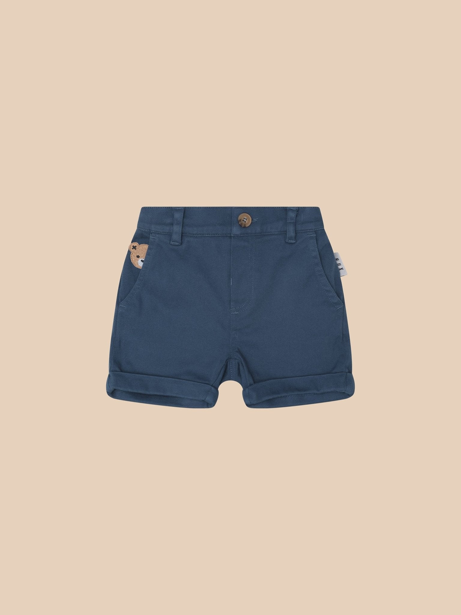 Huxbaby Chino Short Navy - Aster & Ruby