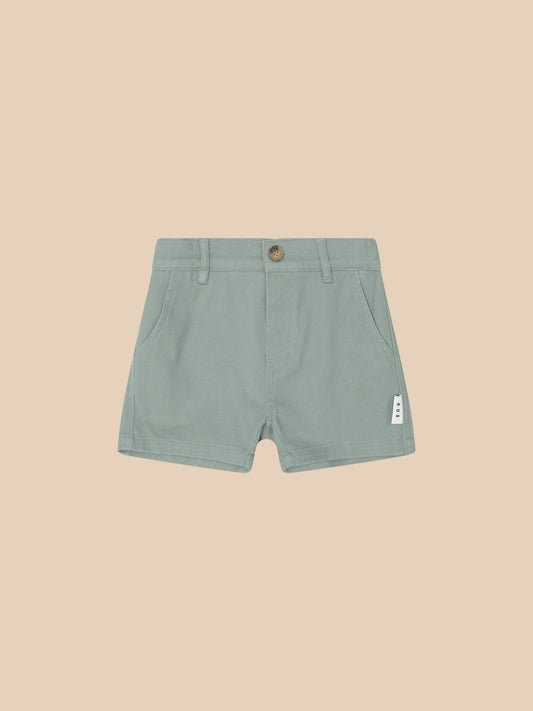 Huxbaby Chino Short Sage - Aster & Ruby