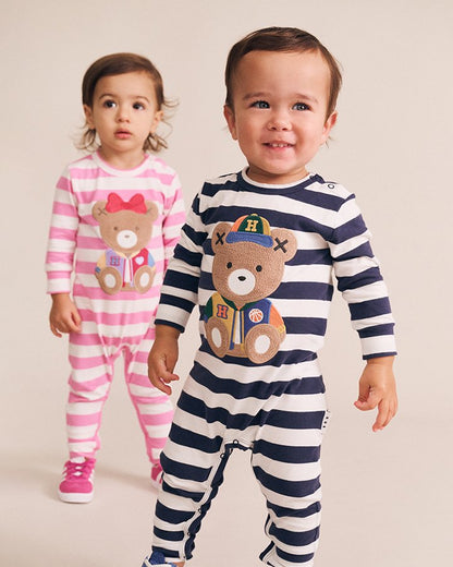 Varsity Hux Romper
