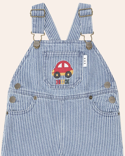 Car Denim Stripe Overalls