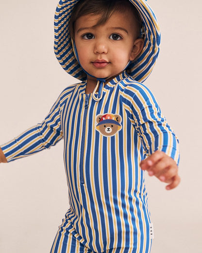 Beach Hux Stripe Rashie