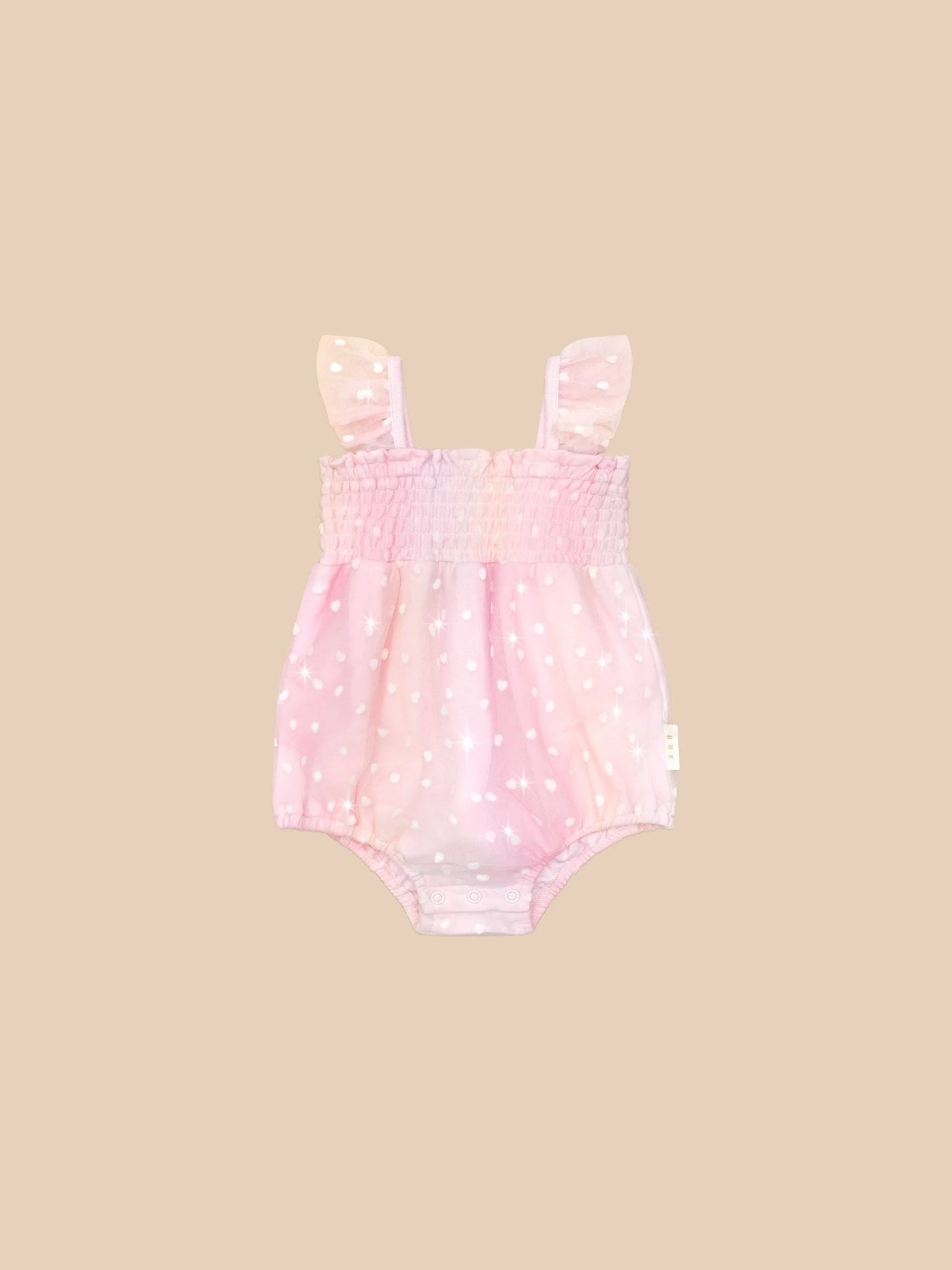 Huxbaby Sweetheart Frill Tulle Playsuit - Aster & Ruby