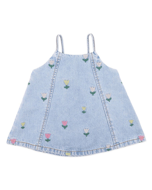 Sundae Denim Tulip Dress
