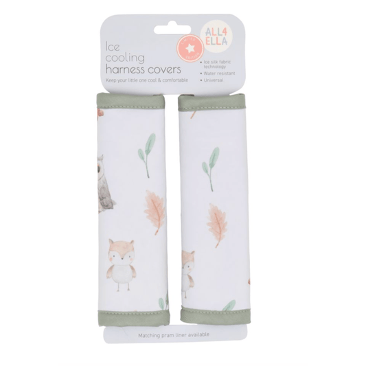 Ice Cooling Harness Covers Forest Friends - Aster & Ruby