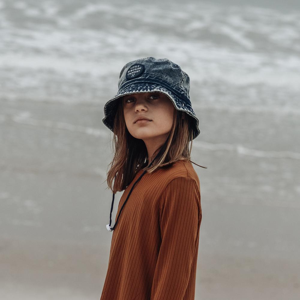 Indigo Bucket Hat - Aster & Ruby