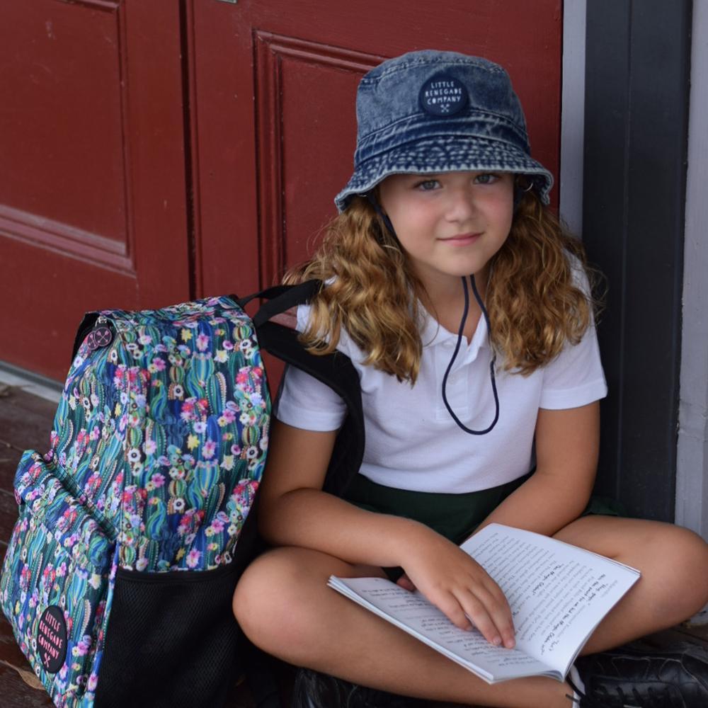 Indigo Bucket Hat - Aster & Ruby