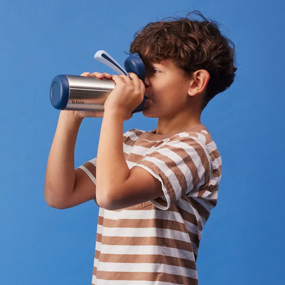 Insulated Sport Spout Blue Slate 500ml - Aster & Ruby