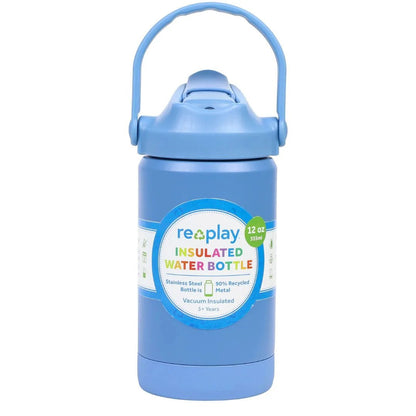 Insulated Water Bottle 355ml Denim - Aster & Ruby