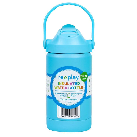 Insulated Water Bottle 355ml Pool Blue - Aster & Ruby
