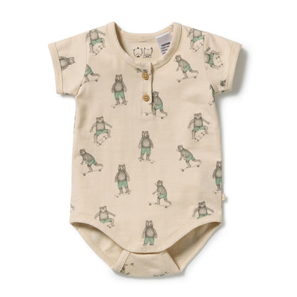Skater Club Organic Henley Bodysuit