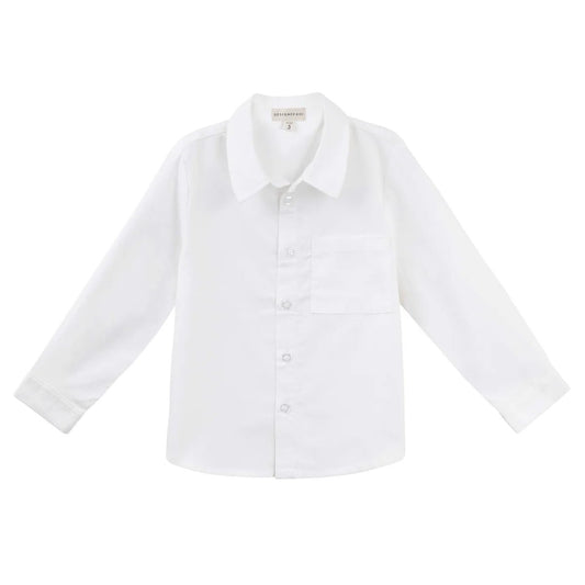 Jackson L/S Formal shirt White - Aster & Ruby