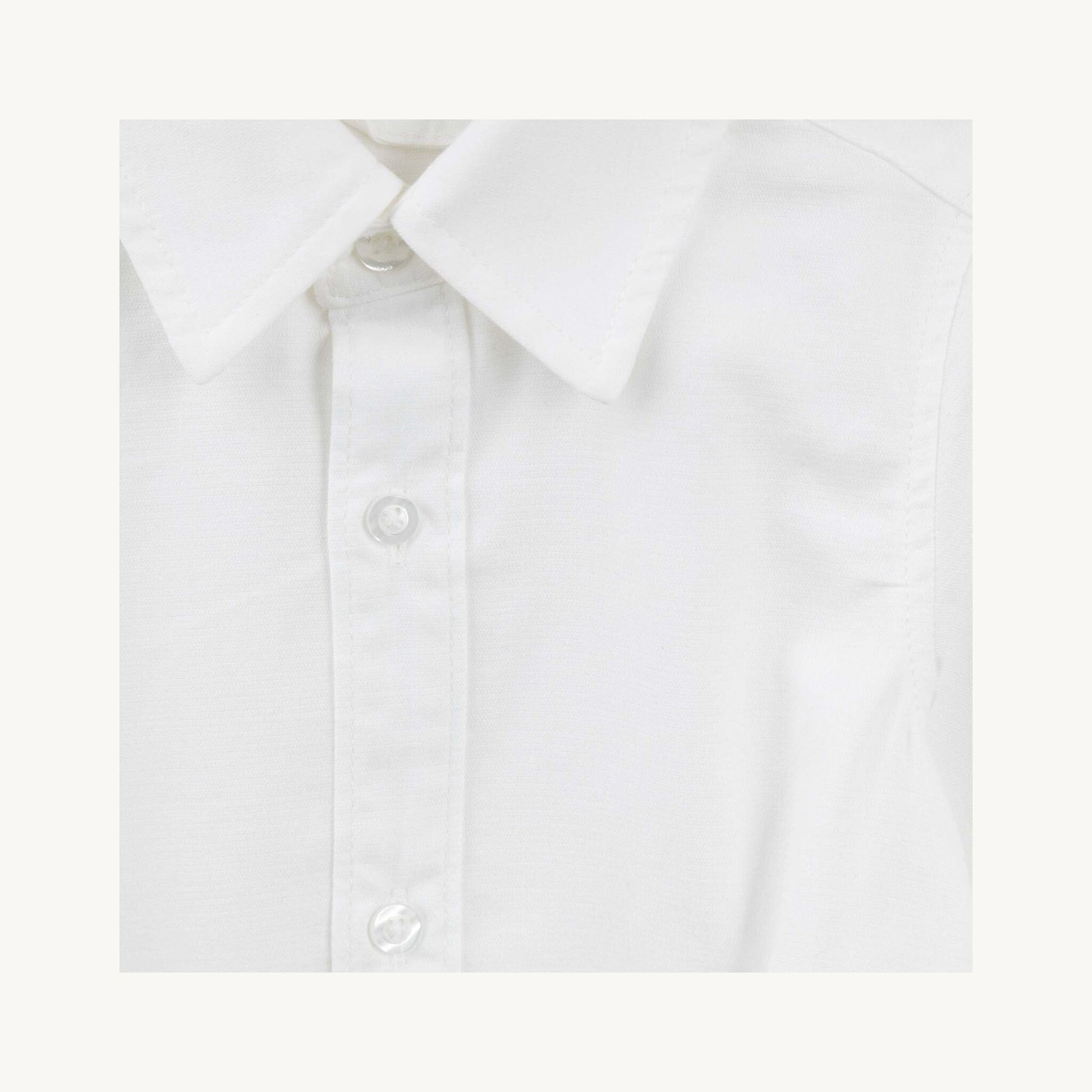 Jackson S/S Formal Romper - White – children's product by Designer Kidz | Aster & Ruby