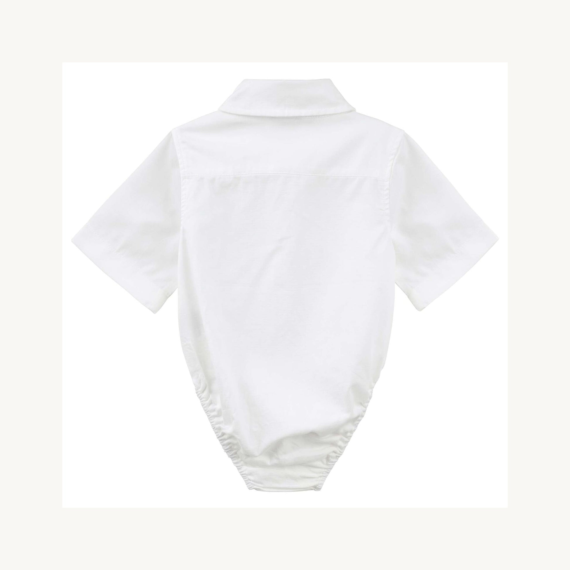 Jackson S/S Formal Romper - White – children's product by Designer Kidz | Aster & Ruby