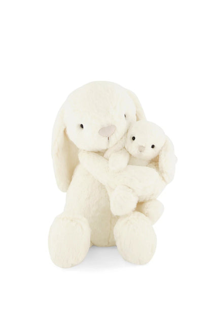 Jamie Kay Frankie The Hugging Bunny Marshmallow-Aster & Ruby