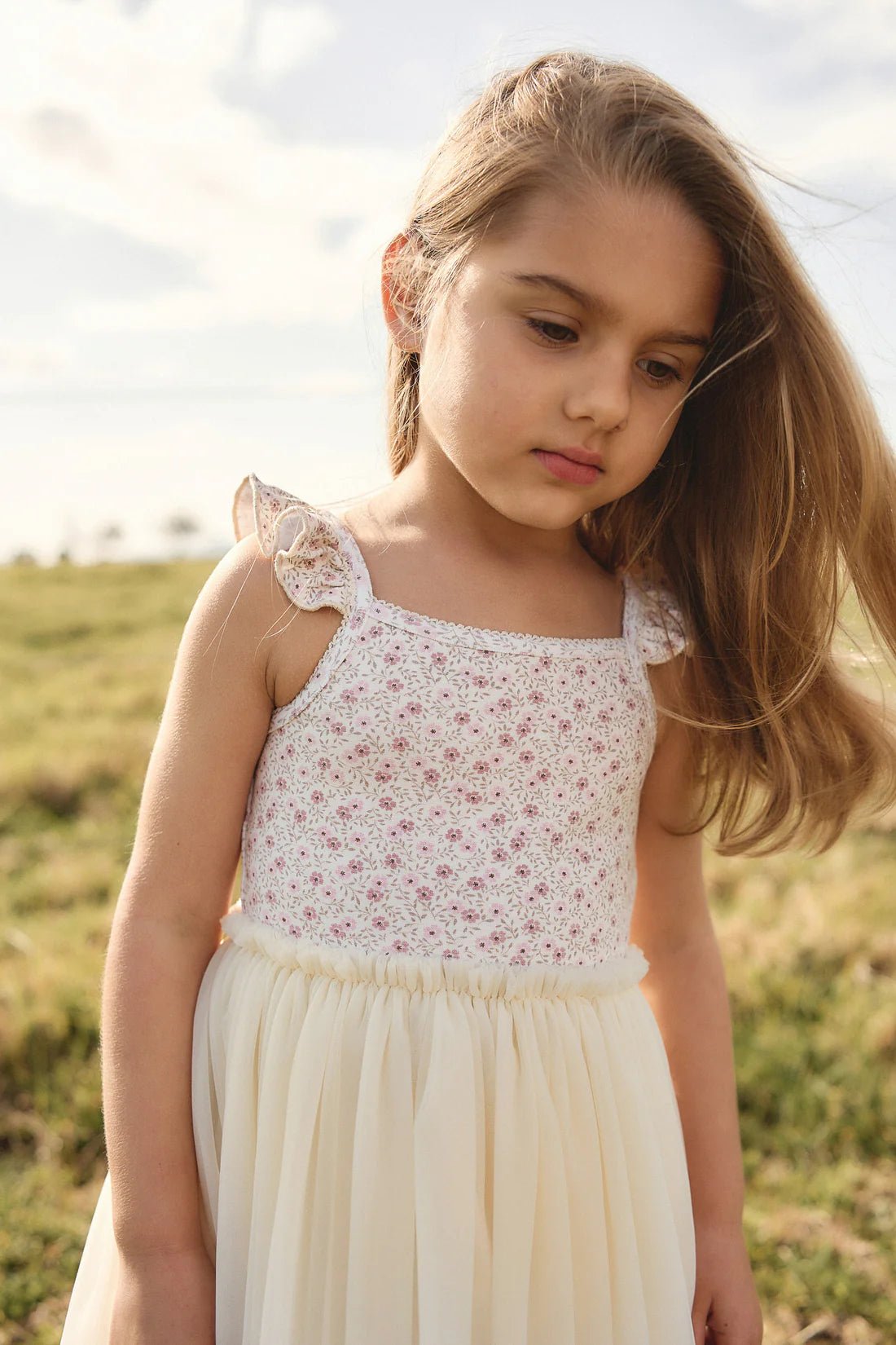 Jamie Kay Katie Tutu Dress - Emmy Natural - Aster & Ruby