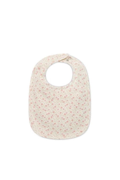 Jamie Kay Organic Cotton Bib - Emmy Egret - Aster & Ruby