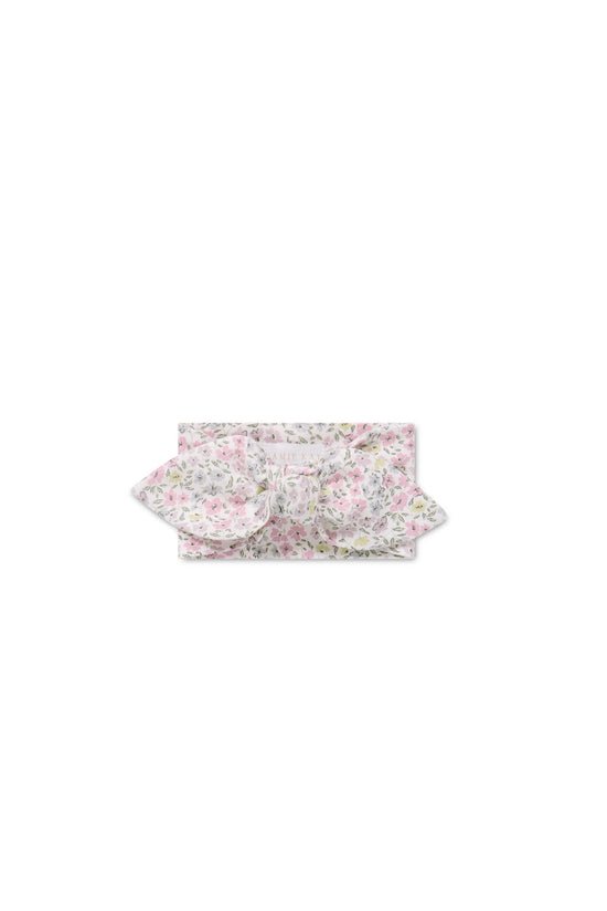 Jamie Kay Organic Cotton Headband - Fifi Mini Slightly Pink - Aster & Ruby