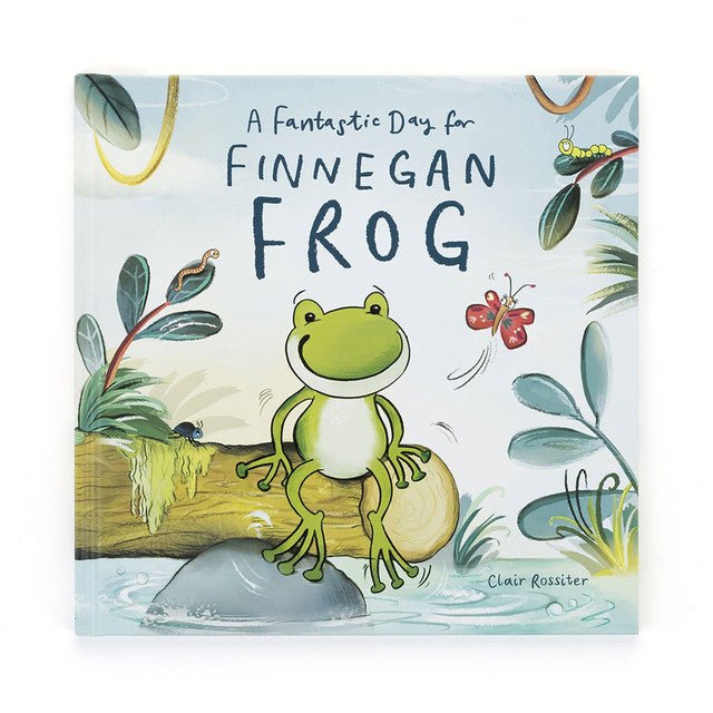 Jellycat A Fantastic Day for Finnegan Frog Book - Aster & Ruby