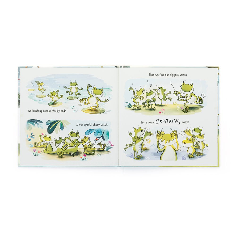 Jellycat A Fantastic Day for Finnegan Frog Book - Aster & Ruby