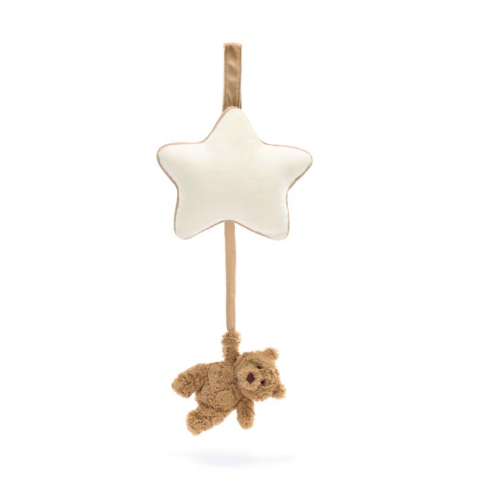 Jellycat Bartholomew Bear Musical Pull - Aster & Ruby