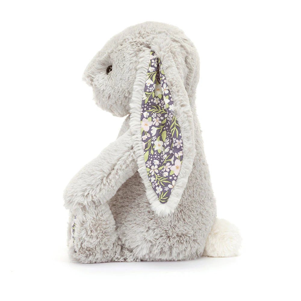 Jellycat Blossom Silver Bunny 'Bloom' - Aster & Ruby