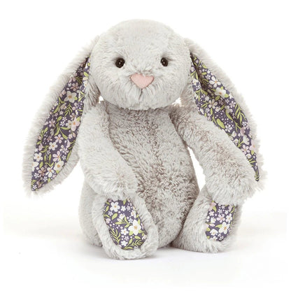 Jellycat Blossom Silver Bunny 'Bloom' - Aster & Ruby