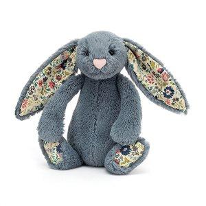 Jellycat Dusky Blue Blossom Bashful Bunny-Aster & Ruby