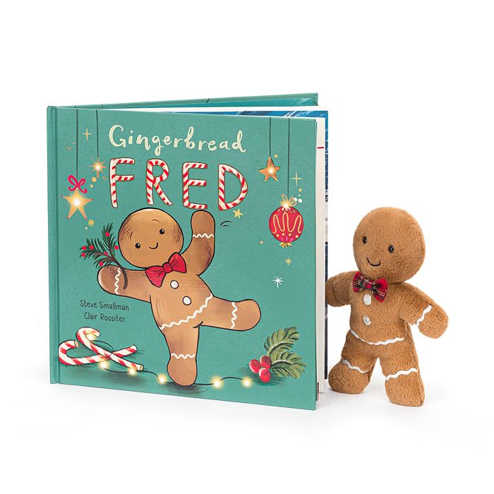 Jellycat Gingerbread Fred Book - Aster & Ruby