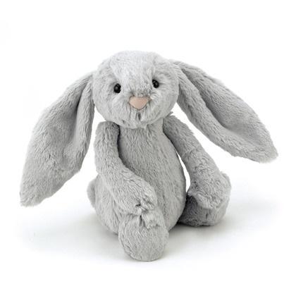 Jellycat Silver Bashful Bunny-Aster & Ruby