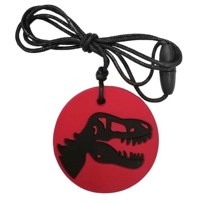 Jellystone Dino Chew Pendant Red-Aster & Ruby