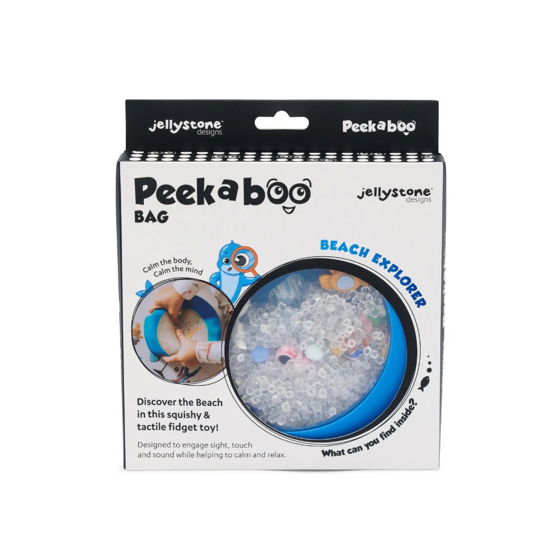 Jellystone Peekaboo Sensory Bag - Beach - Aster & Ruby