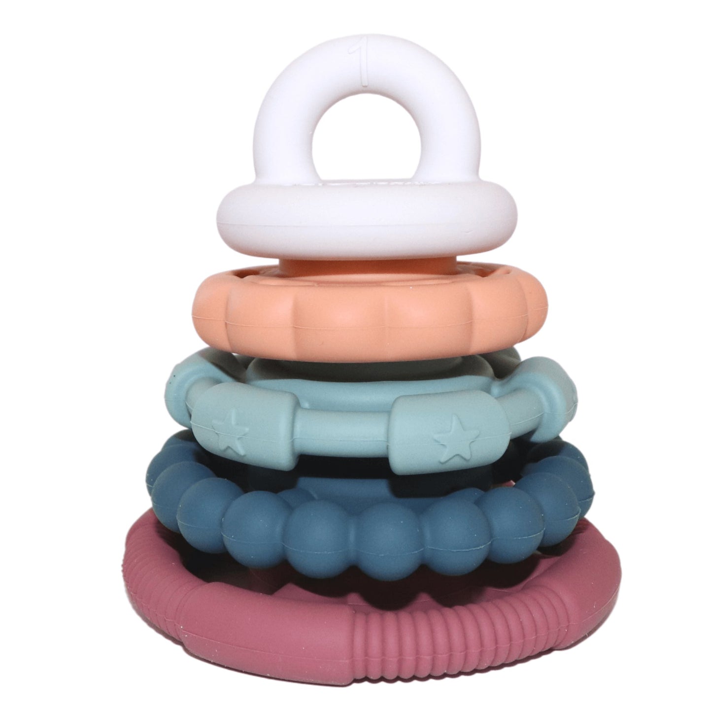 Jellystone Rainbow Stacker & Teether Earth-Aster & Ruby