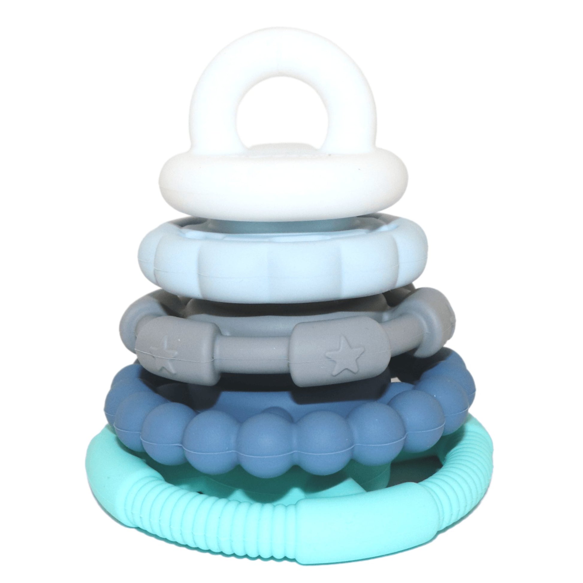 Jellystone Rainbow Stacker & Teether Ocean - Aster & Ruby