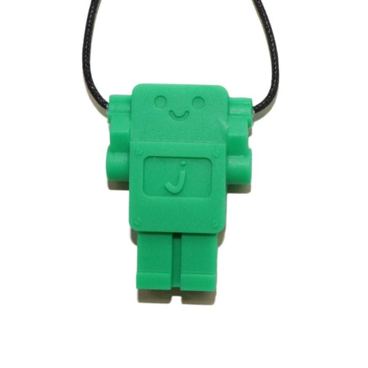 Jellystone Robot Chew Pendant Grassy Green-Aster & Ruby