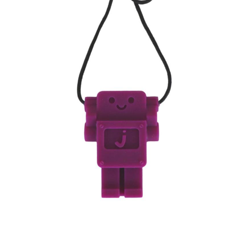 Jellystone Robot Chew Pendant Purple Grape-Aster & Ruby
