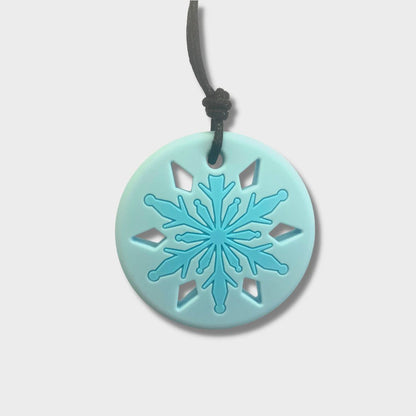 Jellystone Snowflake Chew Pendant Daylight-Aster & Ruby